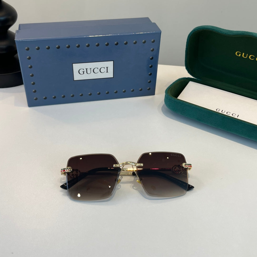 Gucci Fashion Brown Lens Sunglasses for Men & Women - detail image 5