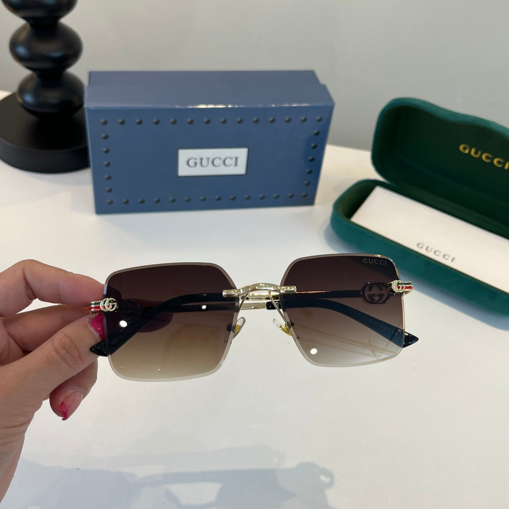 Gucci Fashion Brown Lens Sunglasses for Men & Women - detail image 4