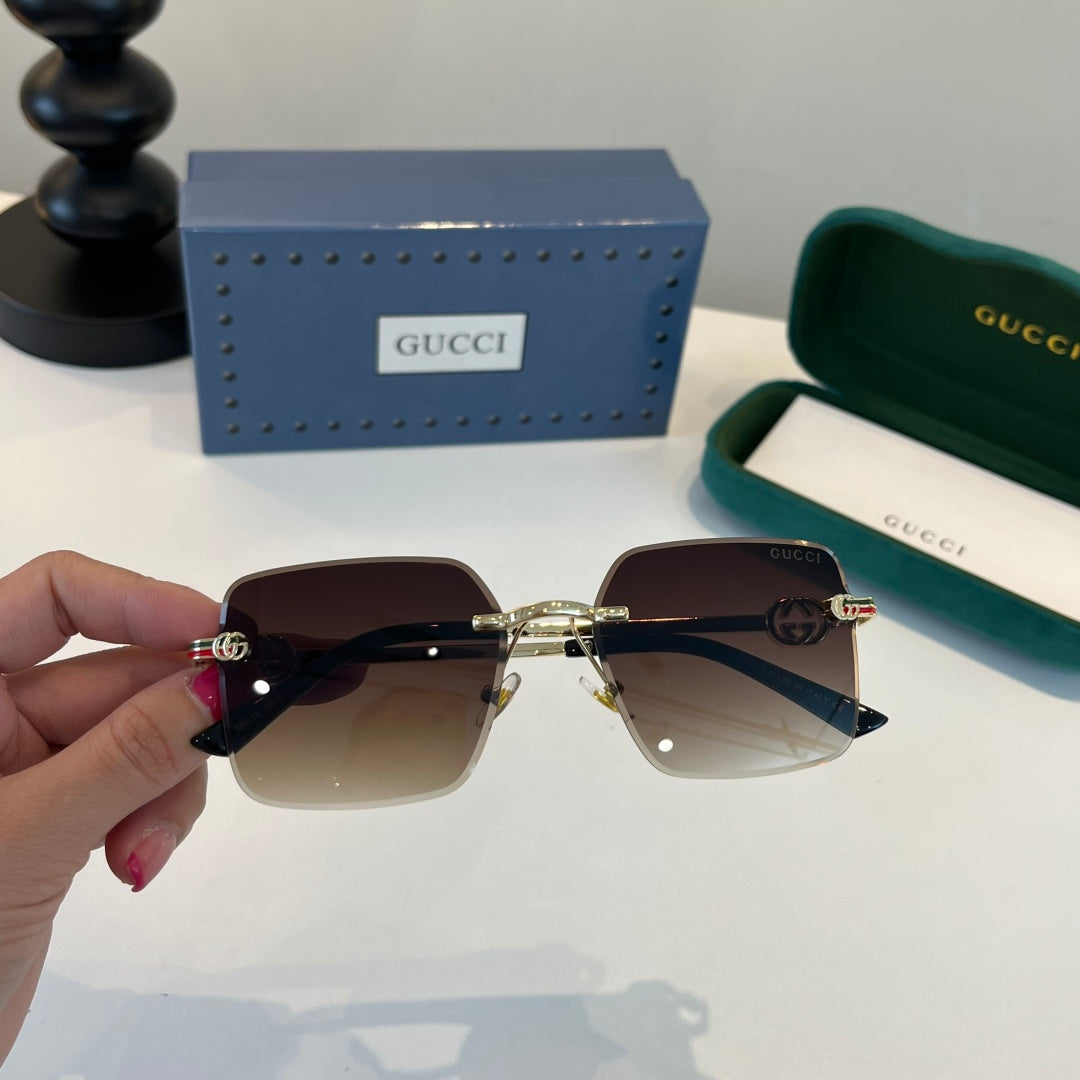 Gucci Fashion Brown Lens Sunglasses for Men & Women - detail image 4
