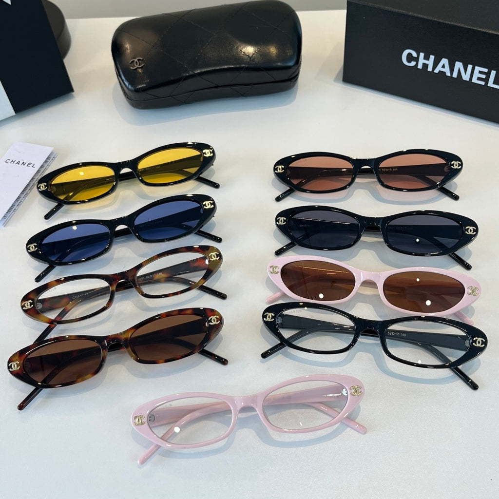 Chanel Cat-Eye Silver Lens Sunglasses for Men & Women - 465127 - detail image 10