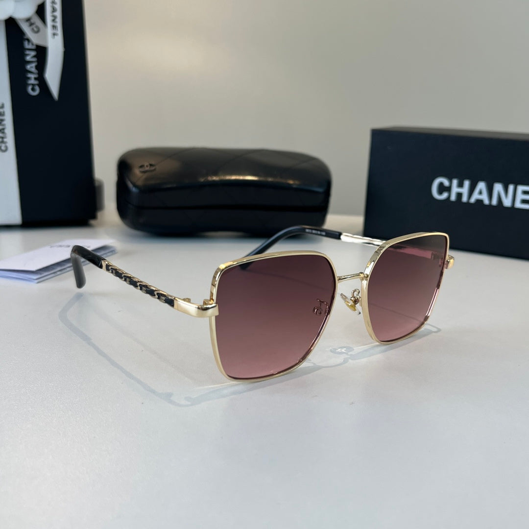 Chanel Fashion Red Lens Sunglasses for Men & Women - 465130