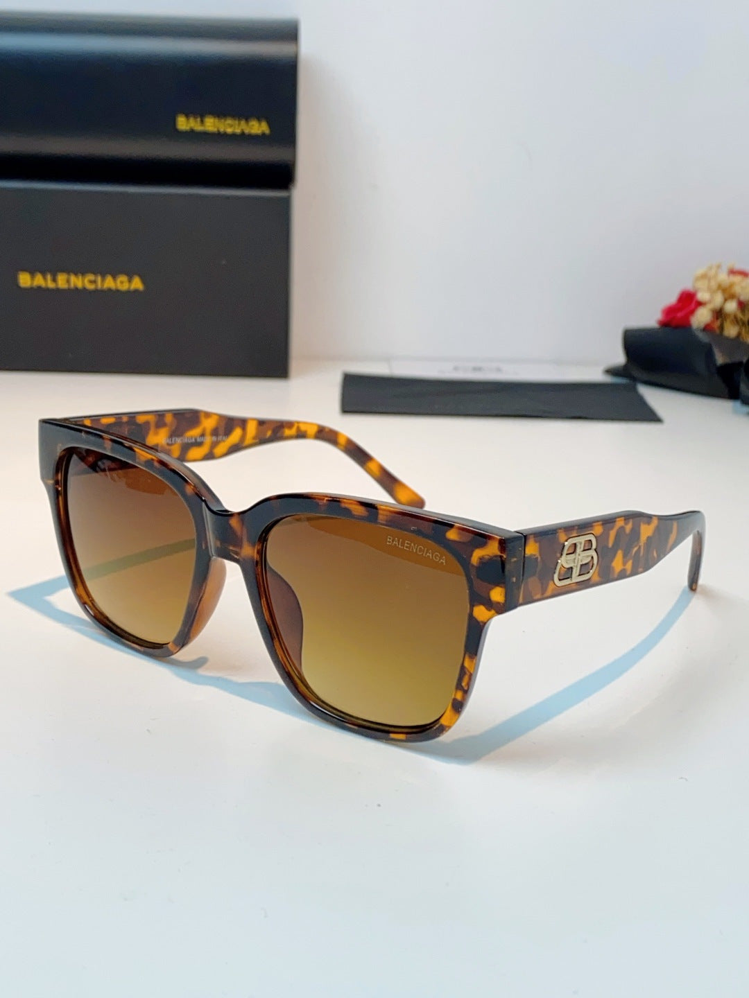 Balenciaga Fashion Brown Lens Sunglasses for Men & Women - 358652