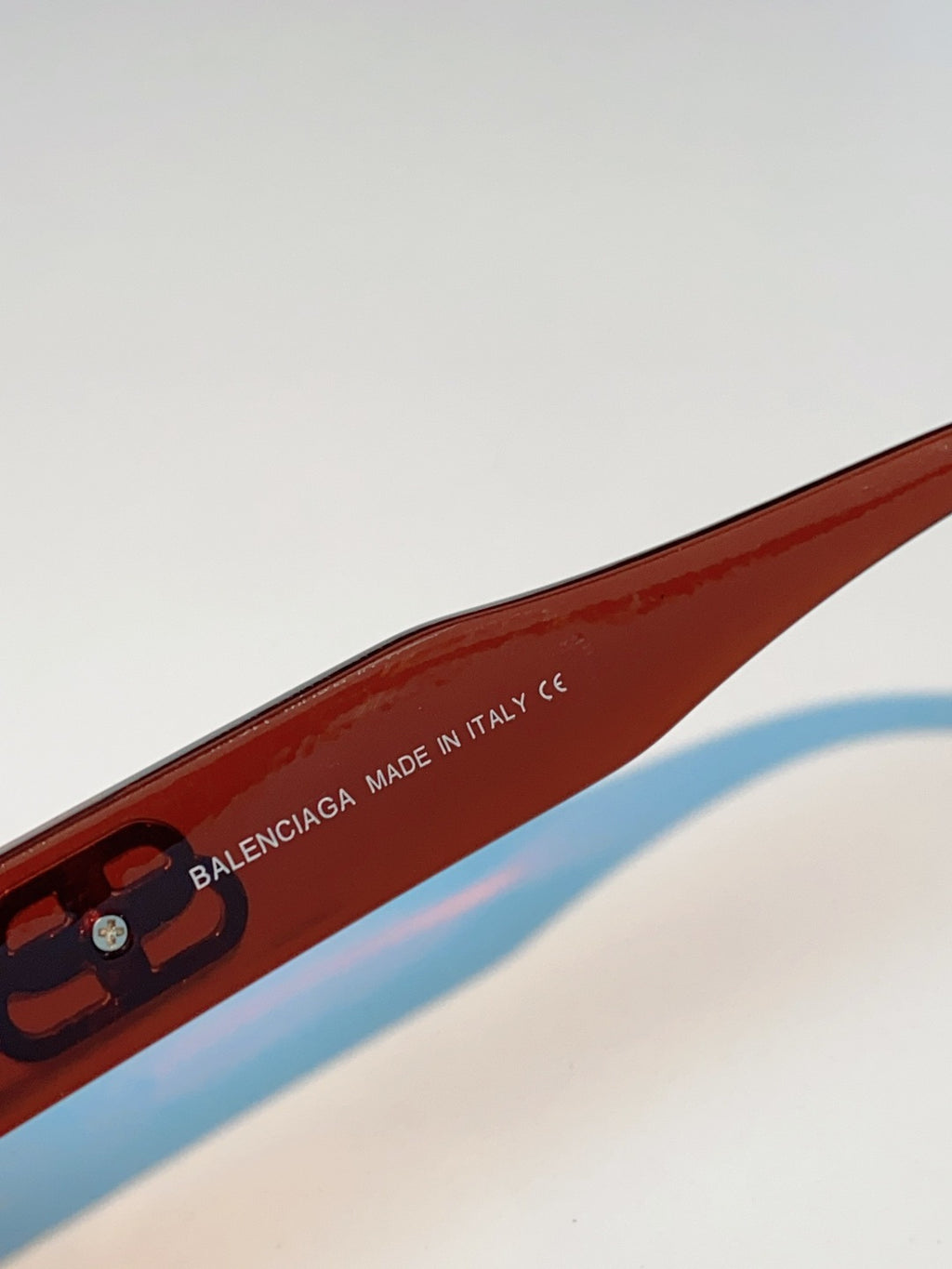 Balenciaga Fashion Red Lens Sunglasses for Men & Women - 358653 - detail image 8