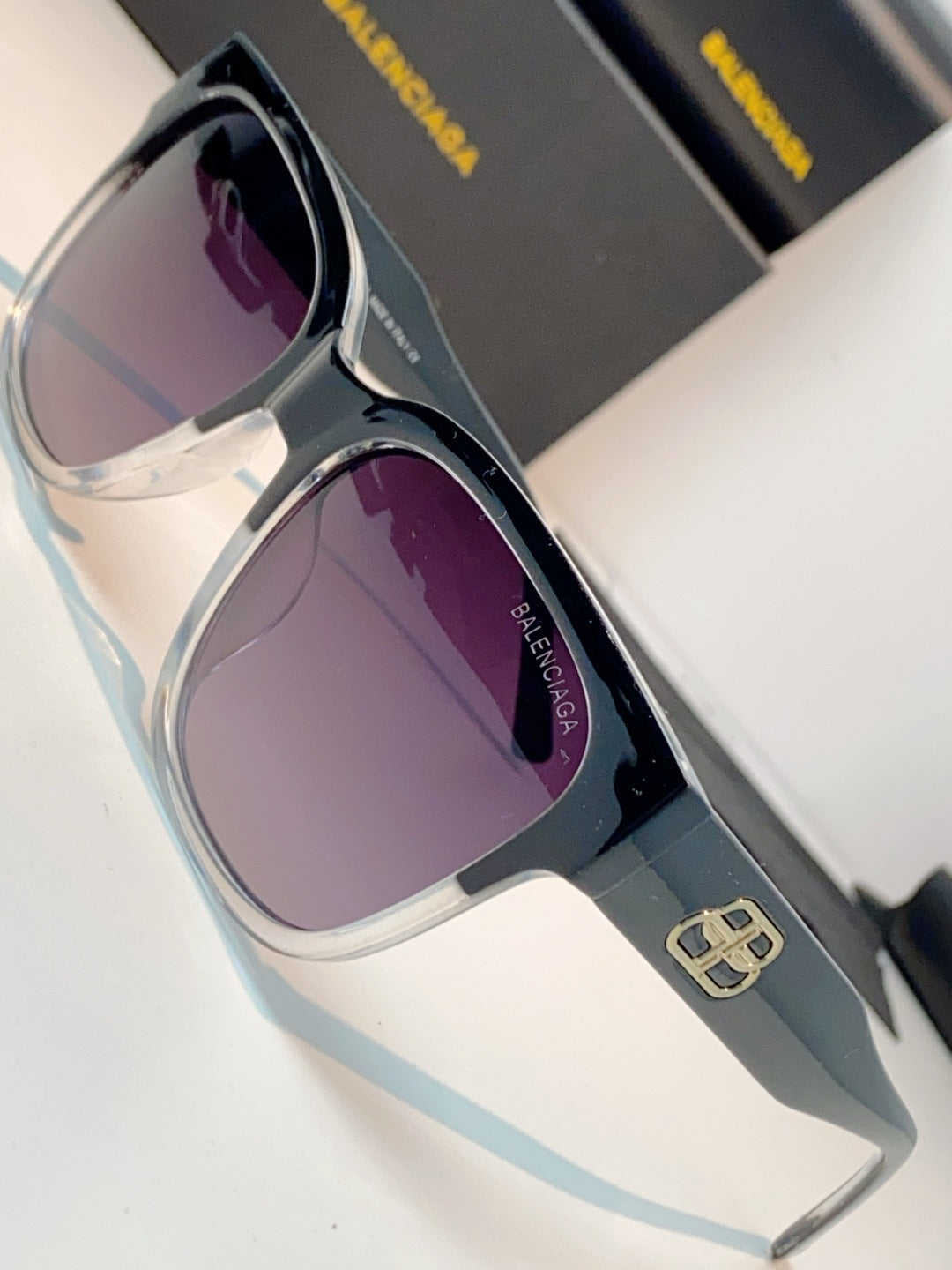 Balenciaga Fashion Black Lens Sunglasses for Men & Women - 358655 - detail image 7