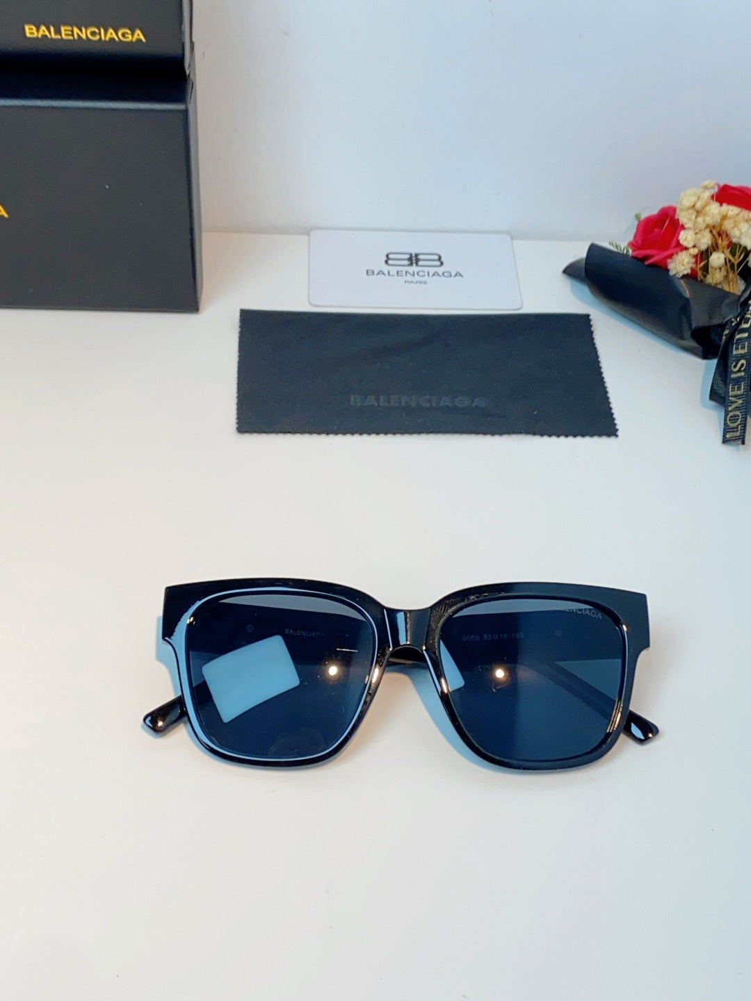 Balenciaga Fashion Red Lens Sunglasses for Men & Women - 358656 - detail image 11