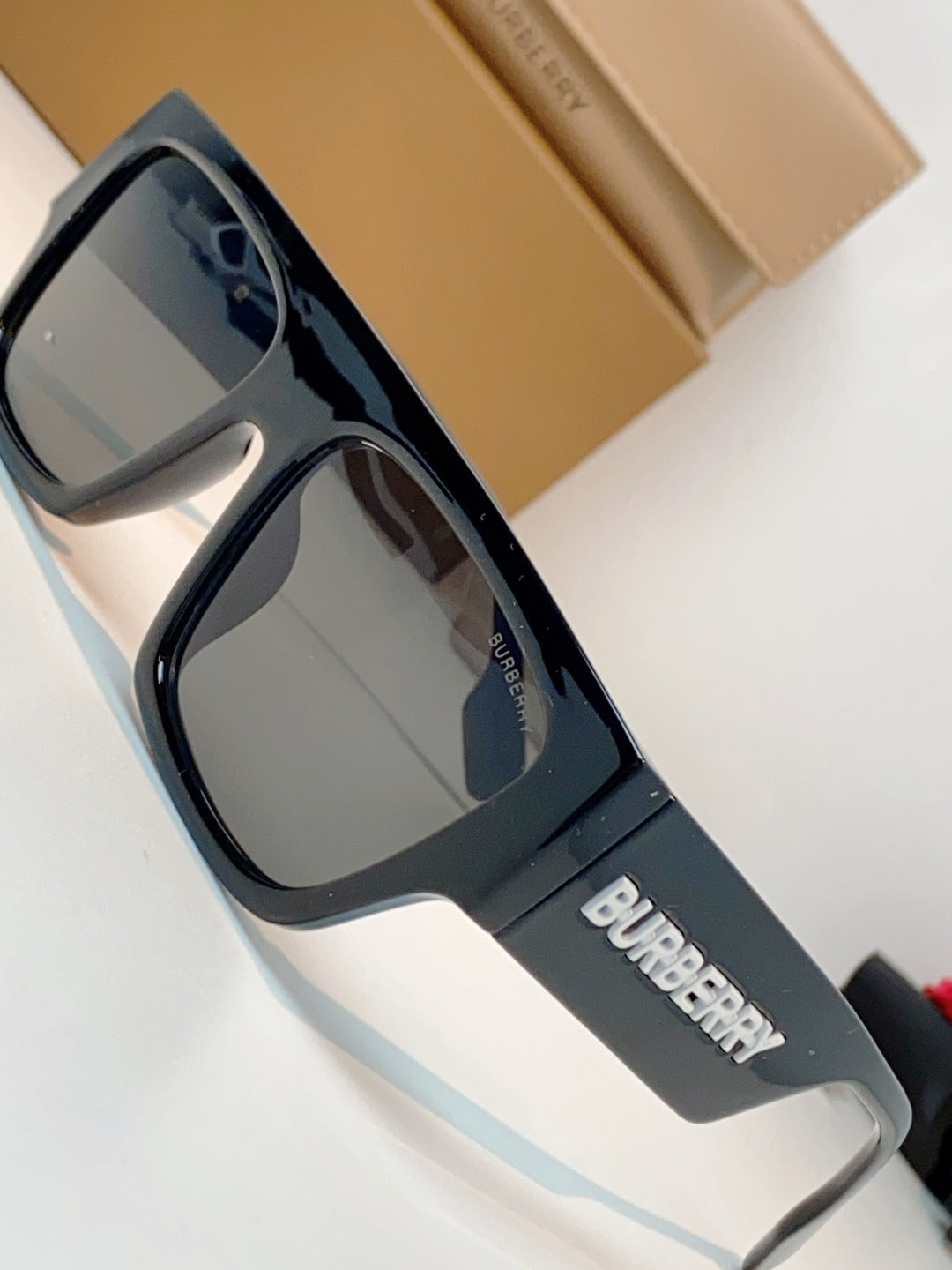 Burberry Square Black Lens Sunglasses for Men & Women - 358621 - detail image 7