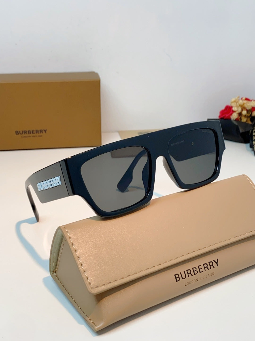 Burberry Square Black Lens Sunglasses for Men & Women - 358621 - detail image 10