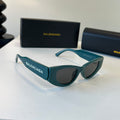 Balenciaga Rectangular Black Lens Sunglasses for Men & Women - 487490