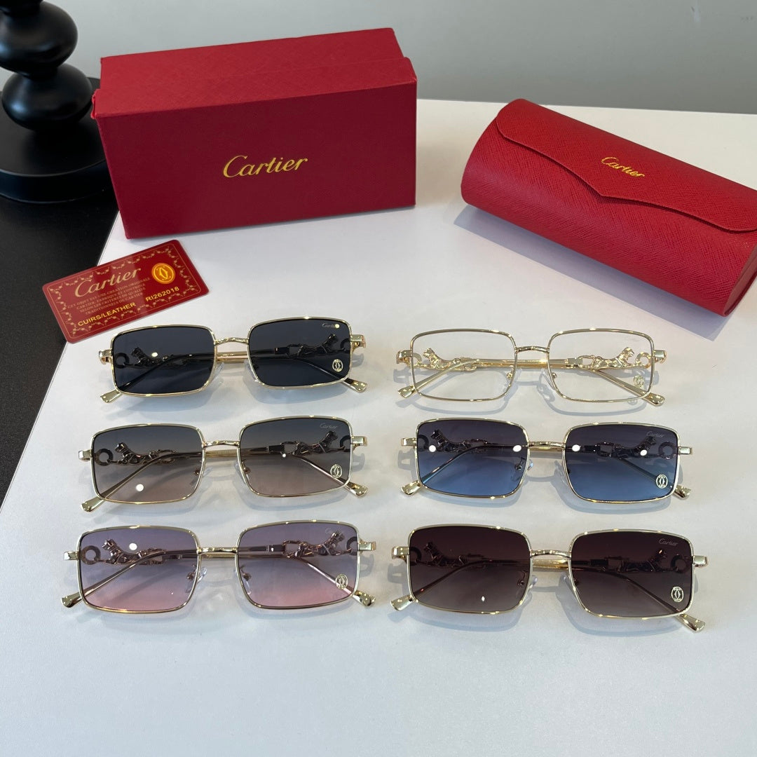 Cartier Lightweight Metal Rimless Silver Lens Sunglasses for Men & Wo - 493676 - detail image 10