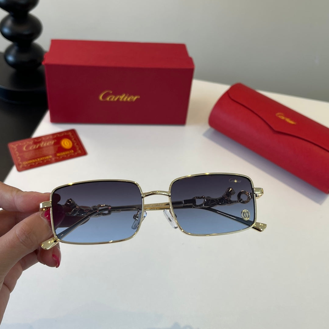 Cartier Lightweight Metal Rimless Silver Lens Sunglasses for Men & Wo - 432248 - detail image 3