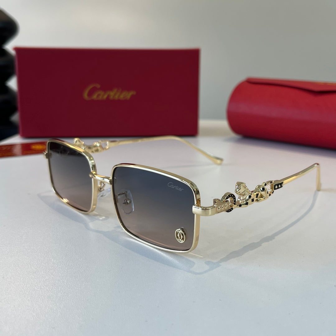 Cartier Lightweight Metal Rimless Silver Lens Sunglasses for Men & Wo - 493677 - detail image 3