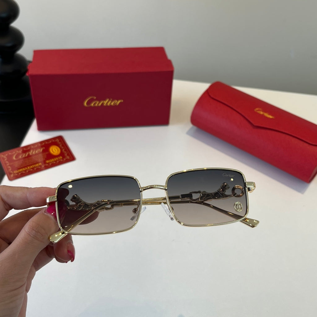 Cartier Lightweight Metal Rimless Silver Lens Sunglasses for Men & Wo - 432249 - detail image 6
