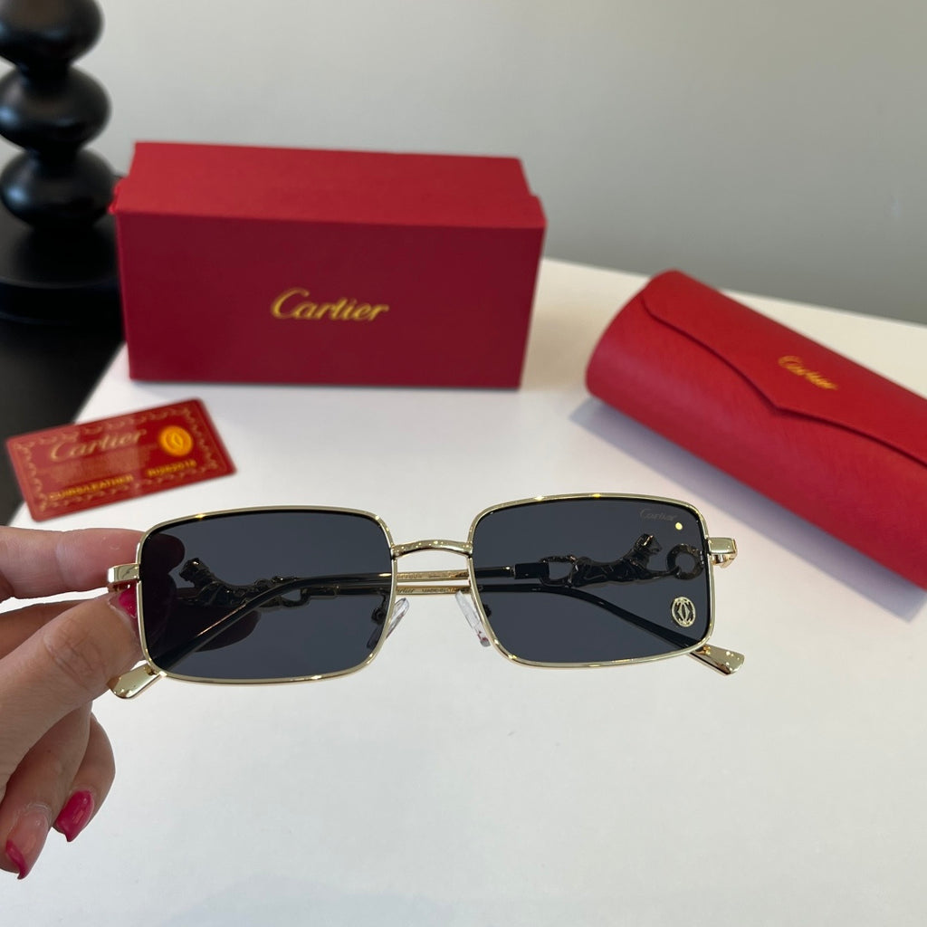 Cartier Lightweight Metal Rimless Silver Lens Sunglasses for Men & Wo - 493679 - detail image 5