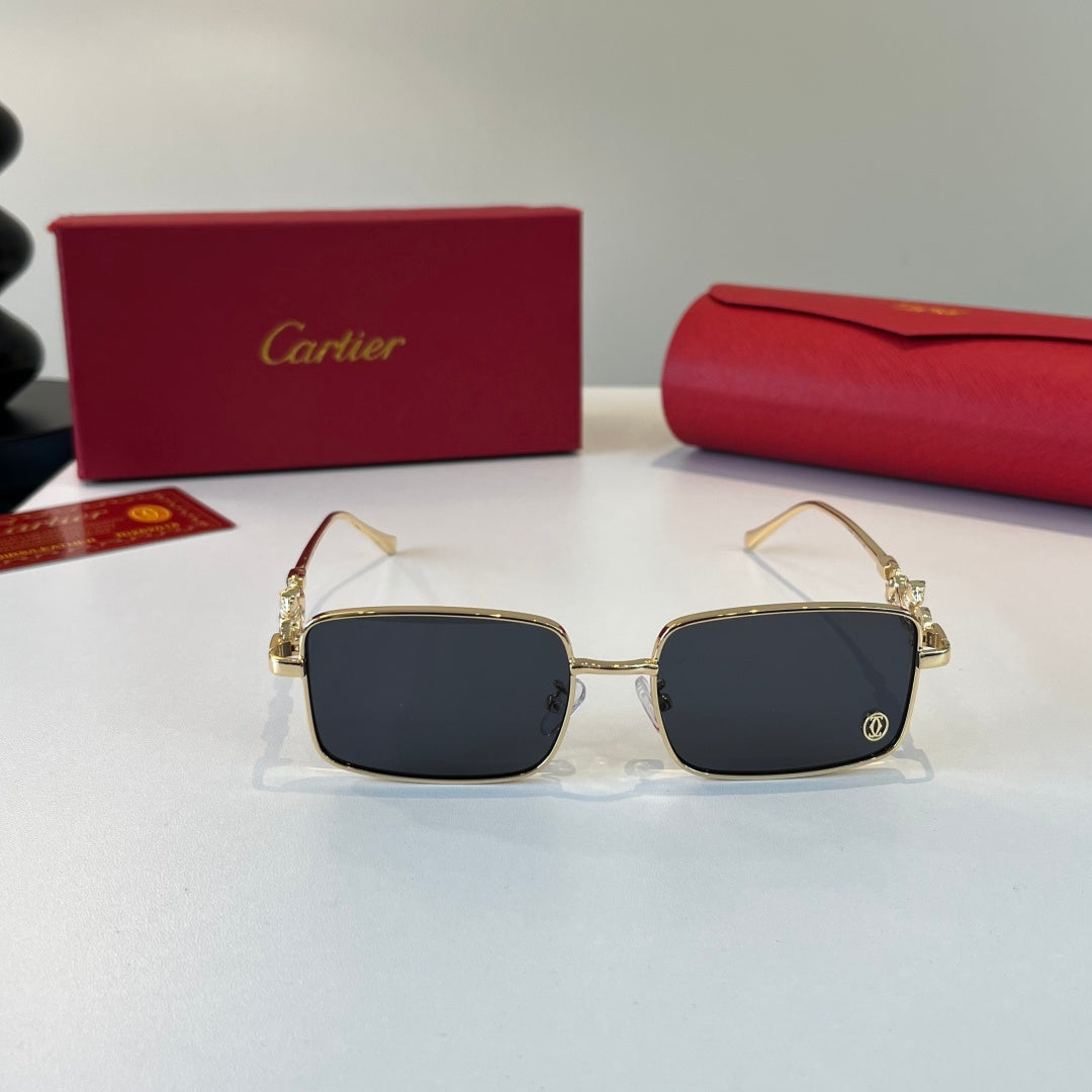 Cartier Lightweight Metal Rimless Silver Lens Sunglasses for Men & Wo - 493679 - detail image 2