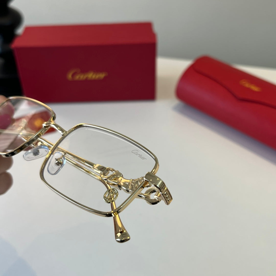 Cartier Lightweight Metal Rimless Silver Lens Sunglasses for Men & Wo - 493680 - detail image 6
