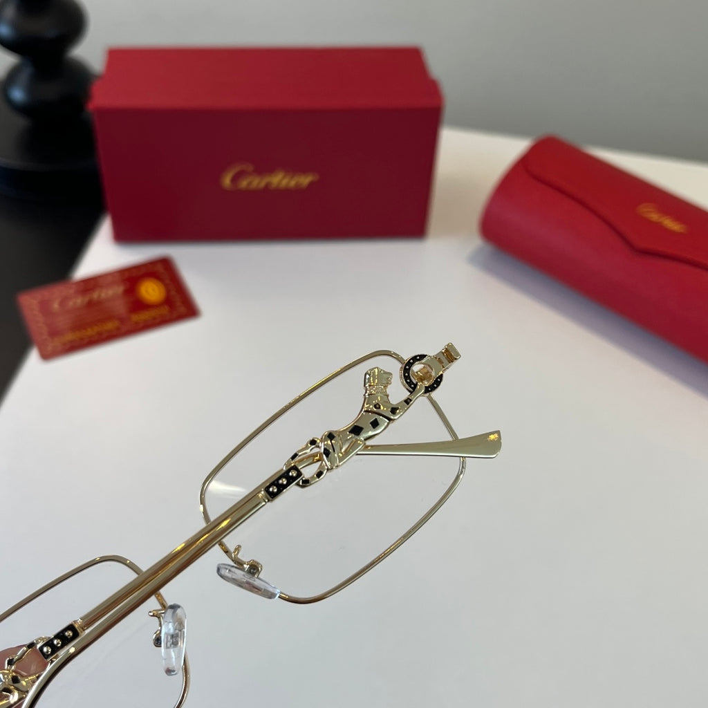 Cartier Lightweight Metal Rimless Silver Lens Sunglasses for Men & Wo - 493680 - detail image 7