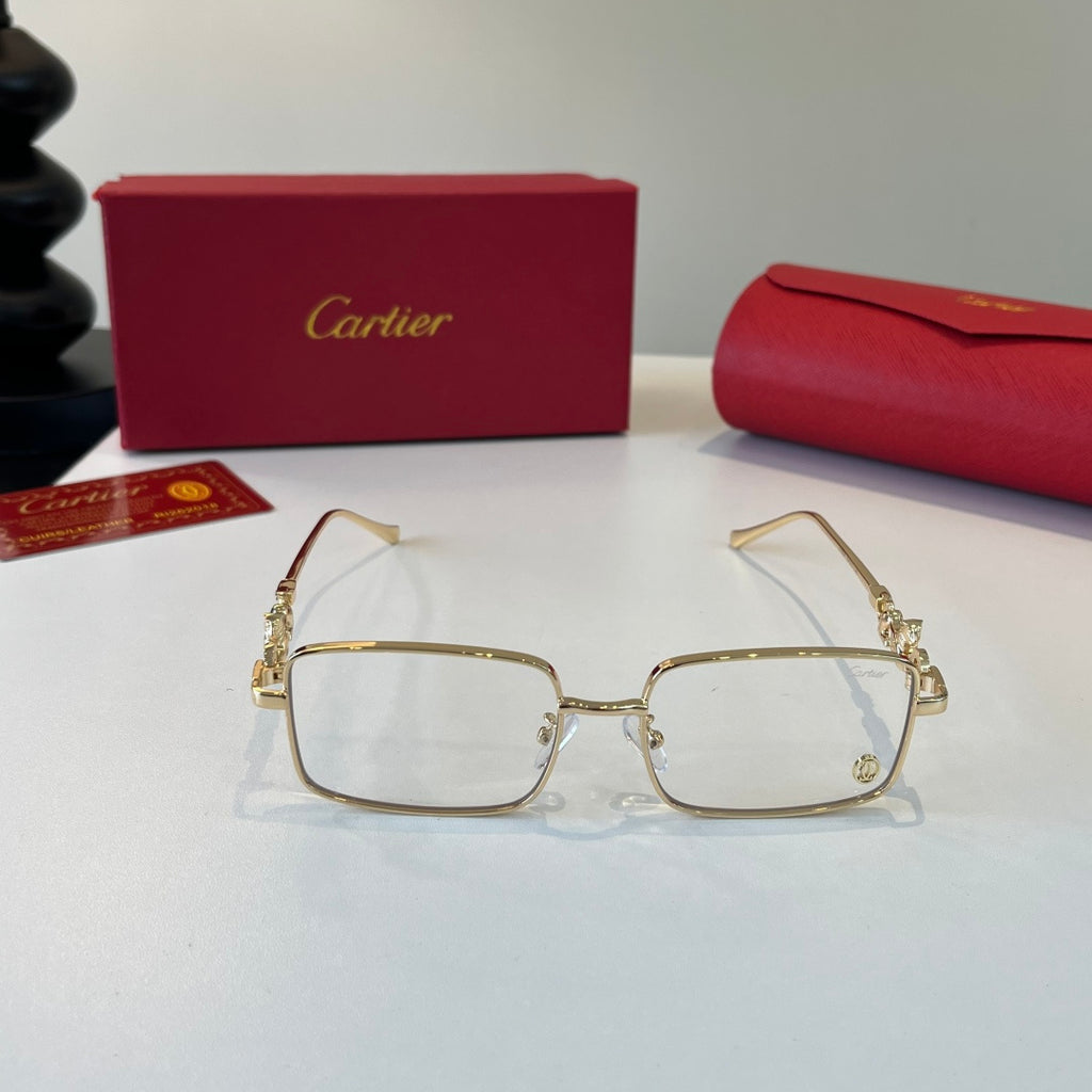 Cartier Lightweight Metal Rimless Silver Lens Sunglasses for Men & Wo - 493680 - detail image 2