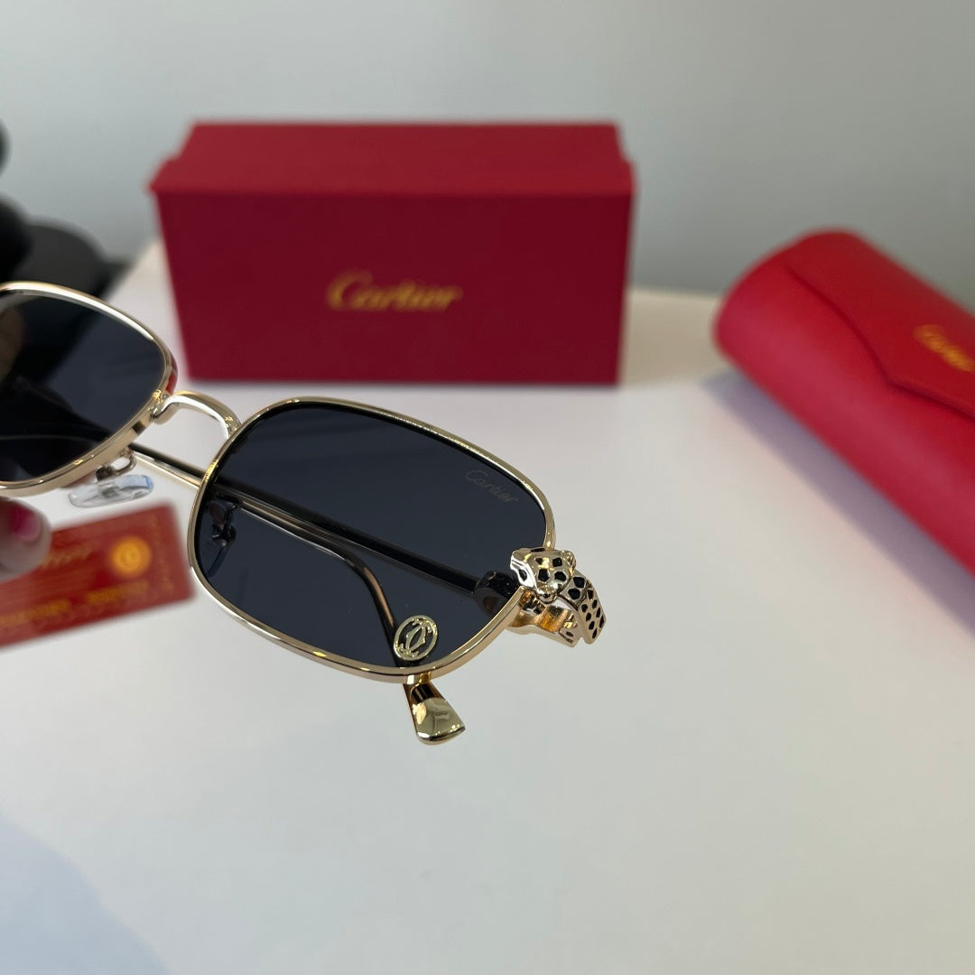 Cartier Lightweight Metal Rimless Silver Lens Sunglasses for Men & Wo - 493685 - detail image 6