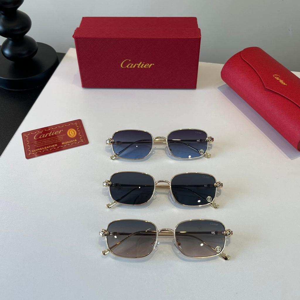 Cartier Lightweight Metal Rimless Silver Lens Sunglasses for Men & Wo - 493687 - detail image 11