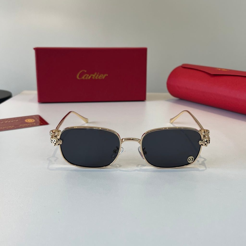 Cartier Lightweight Metal Rimless Silver Lens Sunglasses for Men & Wo - 493685 - detail image 2