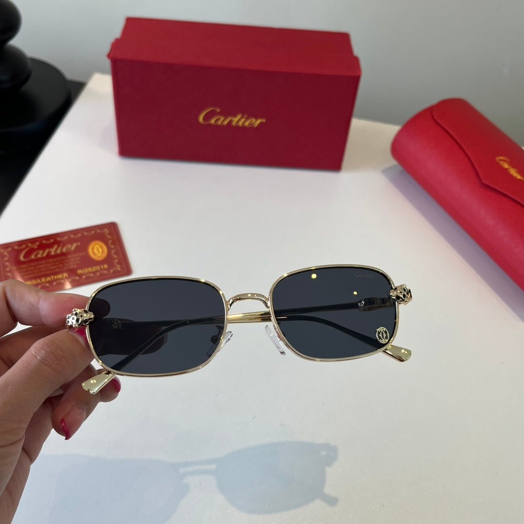 Cartier Lightweight Metal Rimless Silver Lens Sunglasses for Men & Wo - 493685 - detail image 5