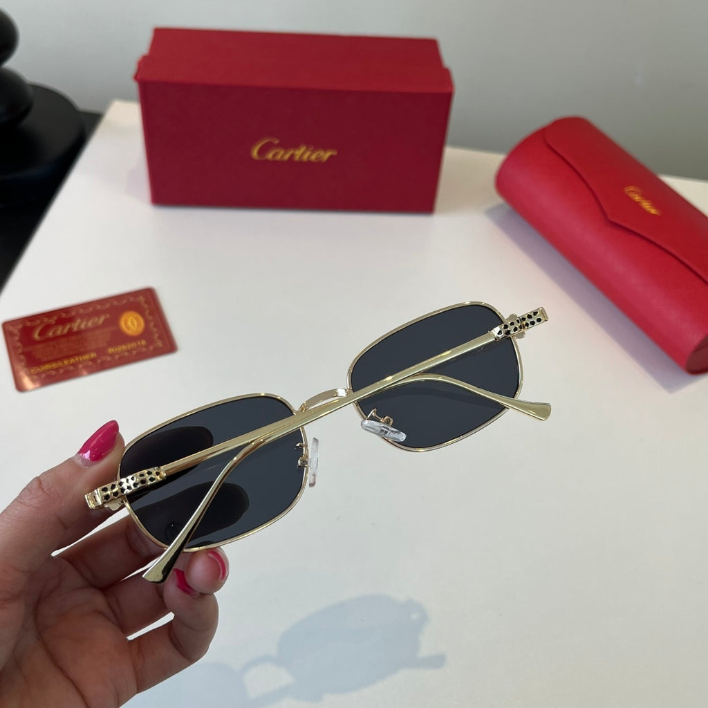 Cartier Lightweight Metal Rimless Silver Lens Sunglasses for Men & Wo - 493685 - detail image 8