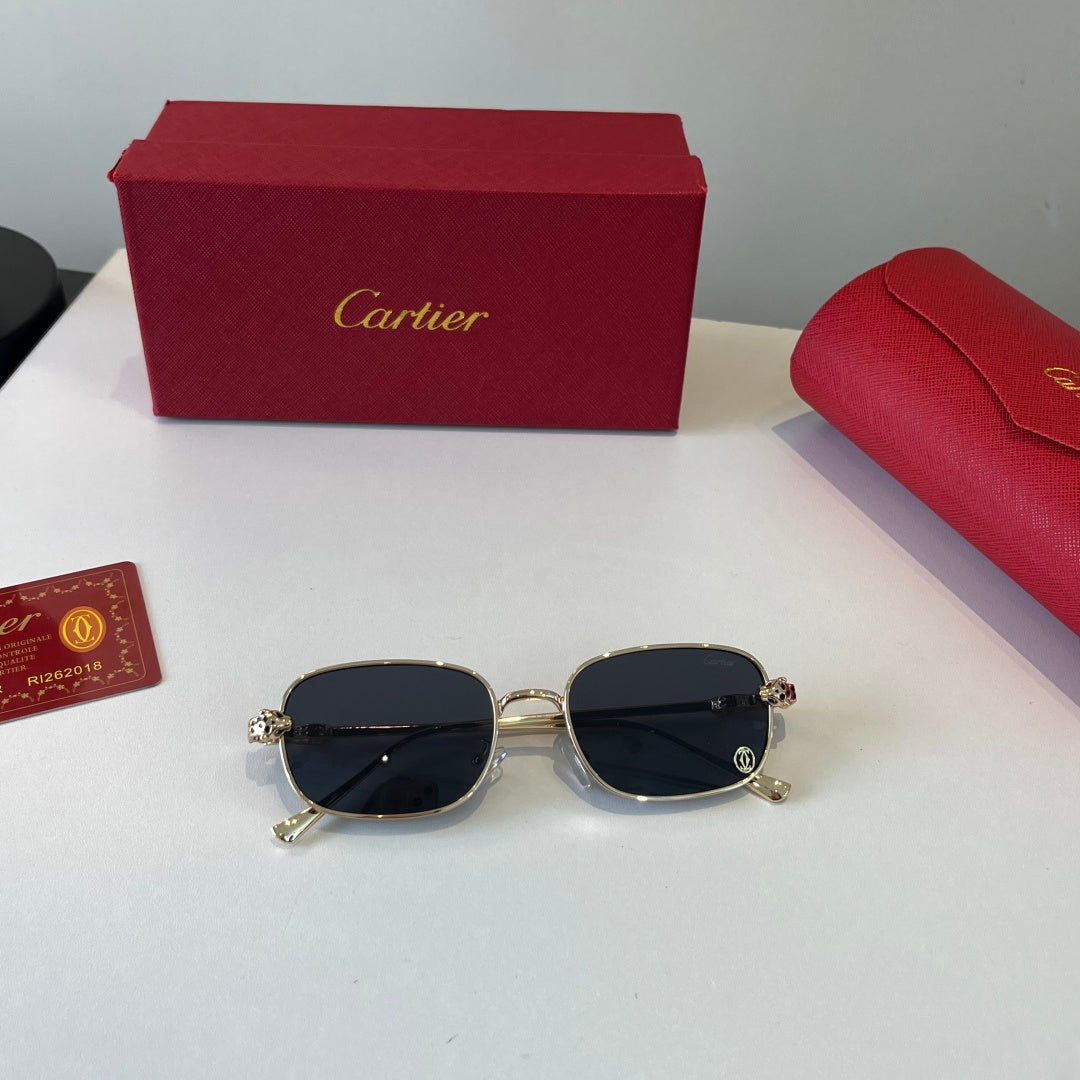 Cartier Lightweight Metal Rimless Silver Lens Sunglasses for Men & Wo - 493685 - detail image 4