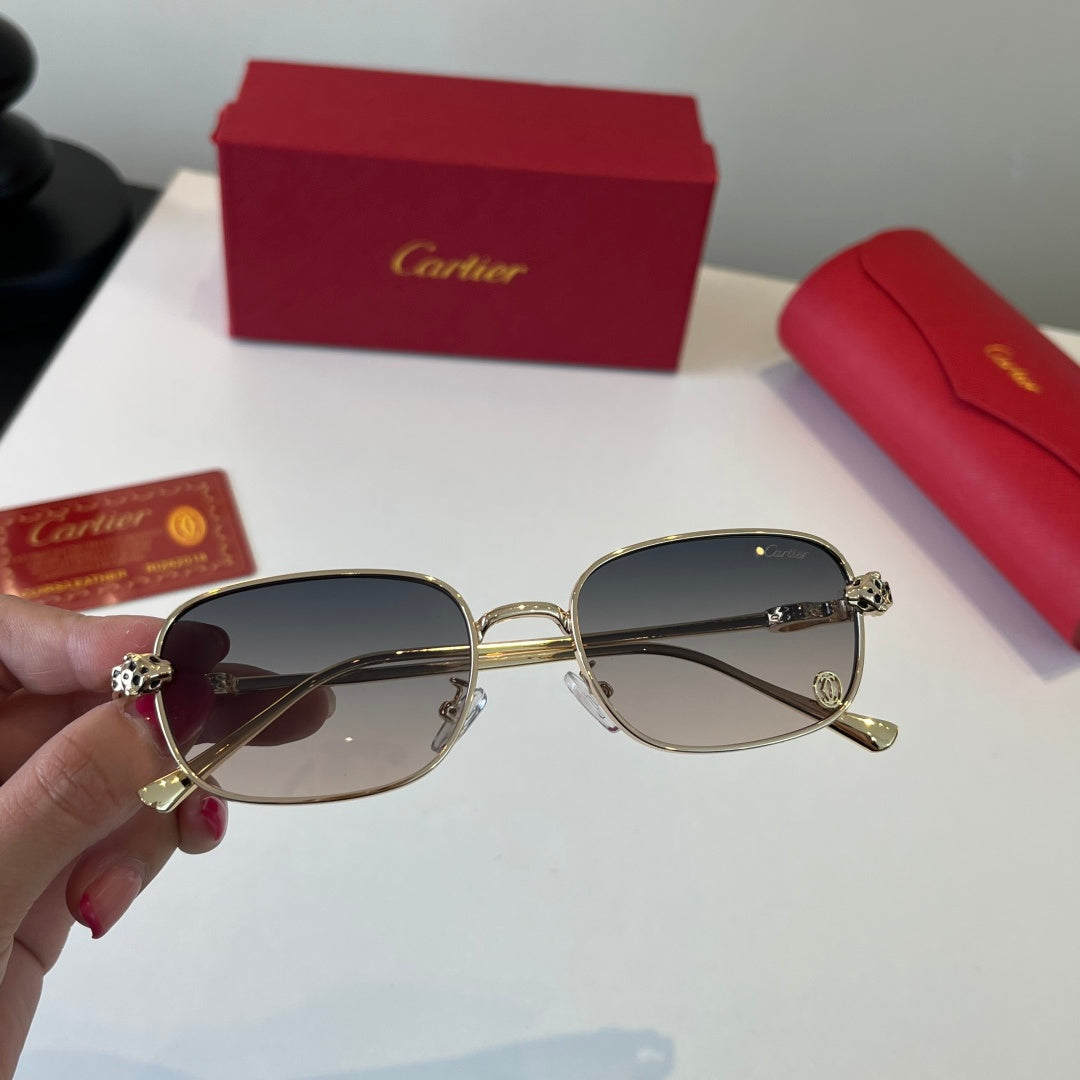 Cartier Lightweight Metal Rimless Silver Lens Sunglasses for Men & Wo - 493687 - detail image 5