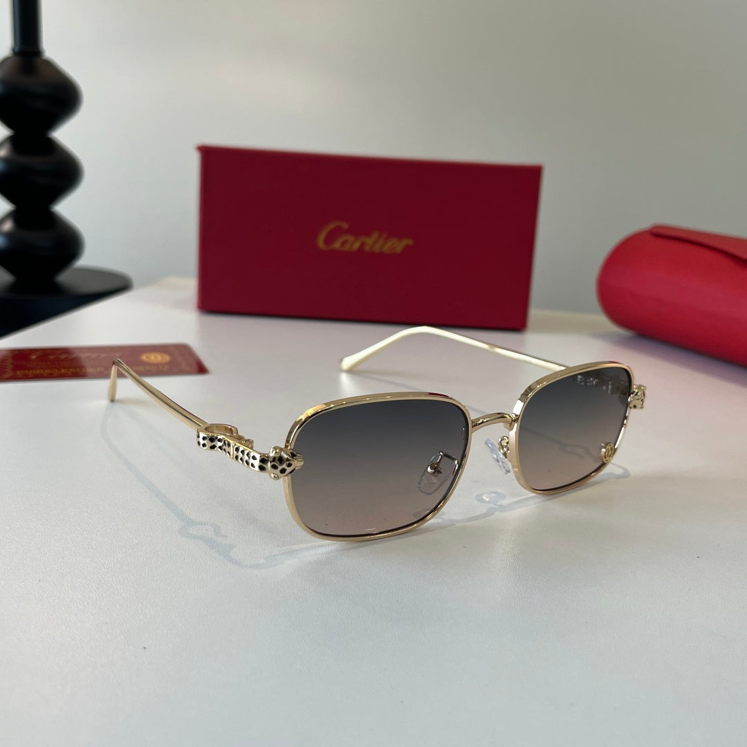 Cartier Lightweight Metal Rimless Silver Lens Sunglasses for Men & Wo - 432259 - detail image 2