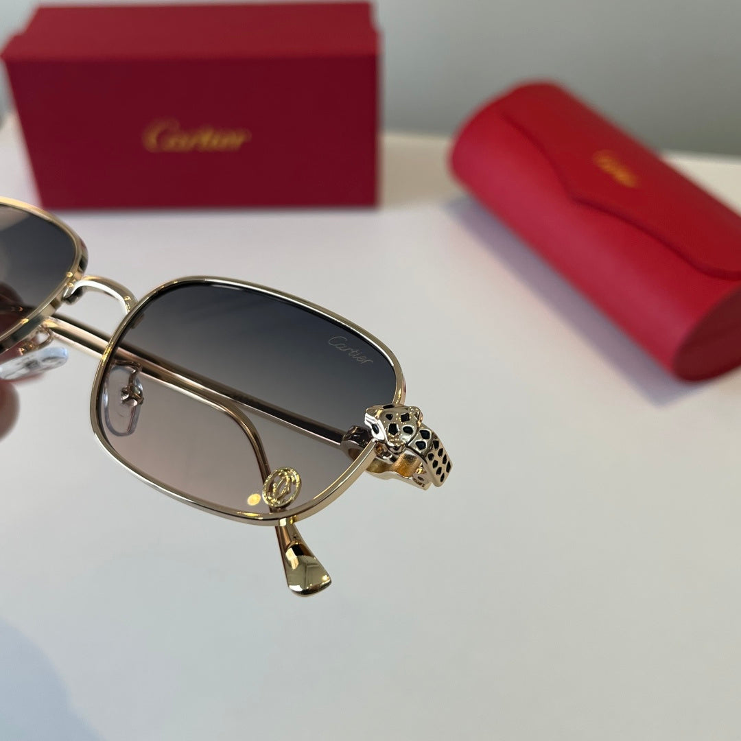 Cartier Lightweight Metal Rimless Silver Lens Sunglasses for Men & Wo - 493687 - detail image 6