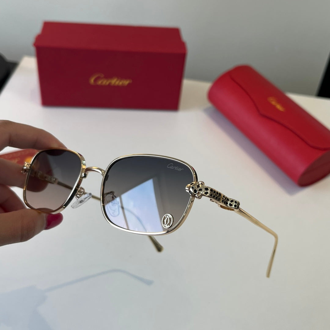 Cartier Lightweight Metal Rimless Silver Lens Sunglasses for Men & Wo - 493687 - detail image 9