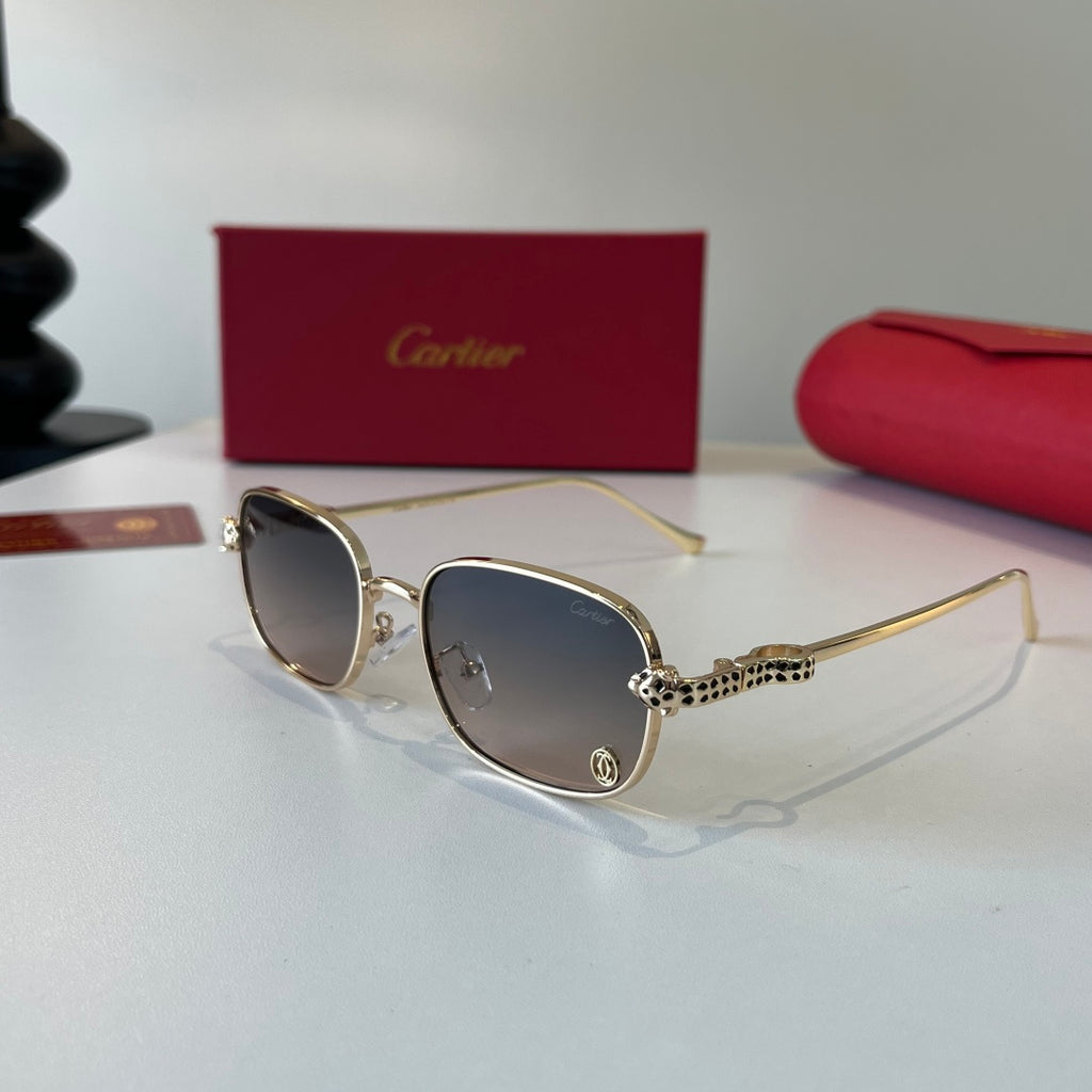 Cartier Lightweight Metal Rimless Silver Lens Sunglasses for Men & Wo - 493687 - detail image 3