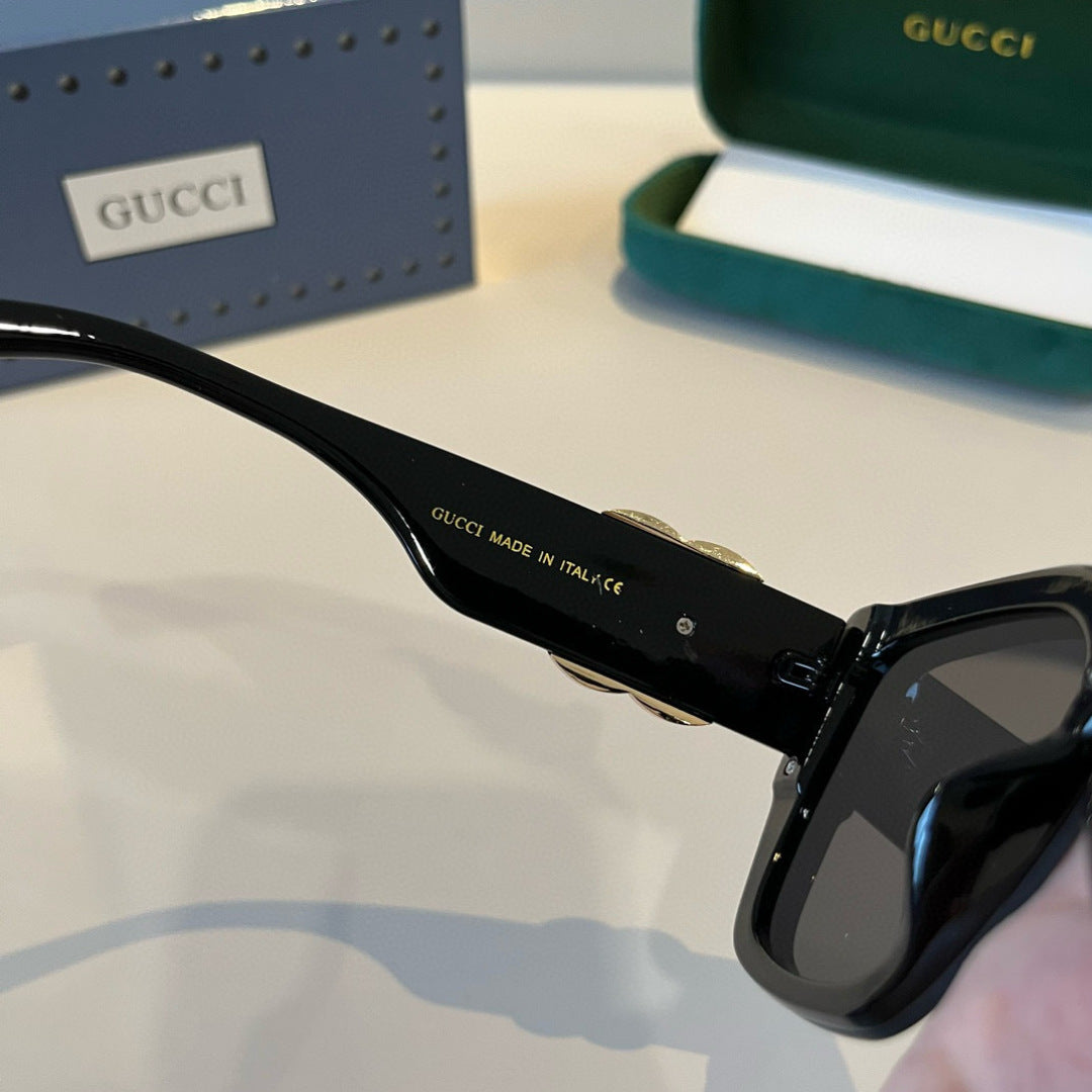 Gucci Oversized Black Lens Sunglasses for Men & Women - 464868 - detail image 10