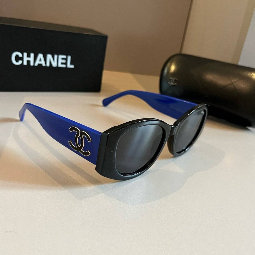 Chanel Fashion Blue Lens Sunglasses for Men & Women - 465088