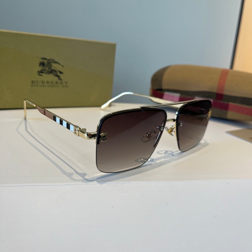 Burberry Fashion Silver Lens Sunglasses for Men & Women - 432441