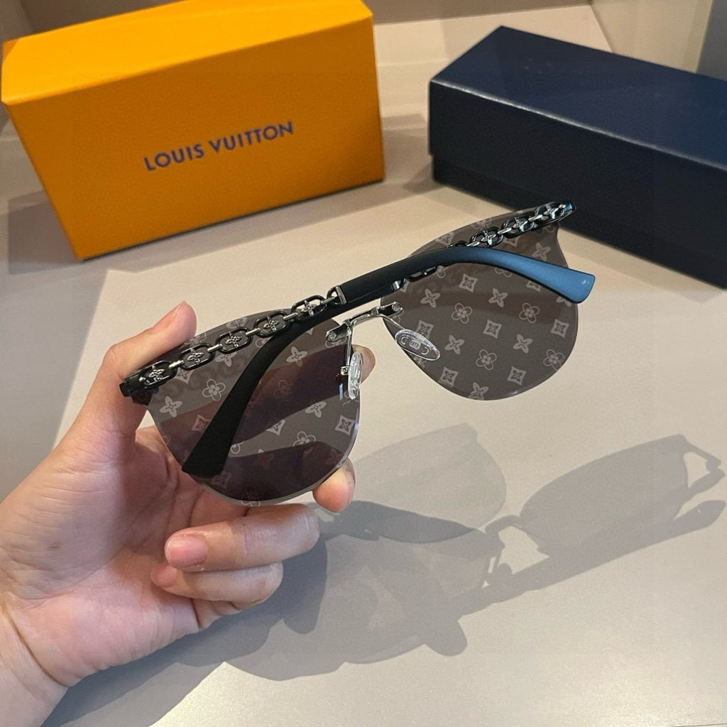 Louis Vuitton Fashion Gold Lens Sunglasses for Men & Women - 431150 - detail image 8