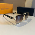 Louis Vuitton Metal Aviator Gold Lens Sunglasses for Men & Women - 464674