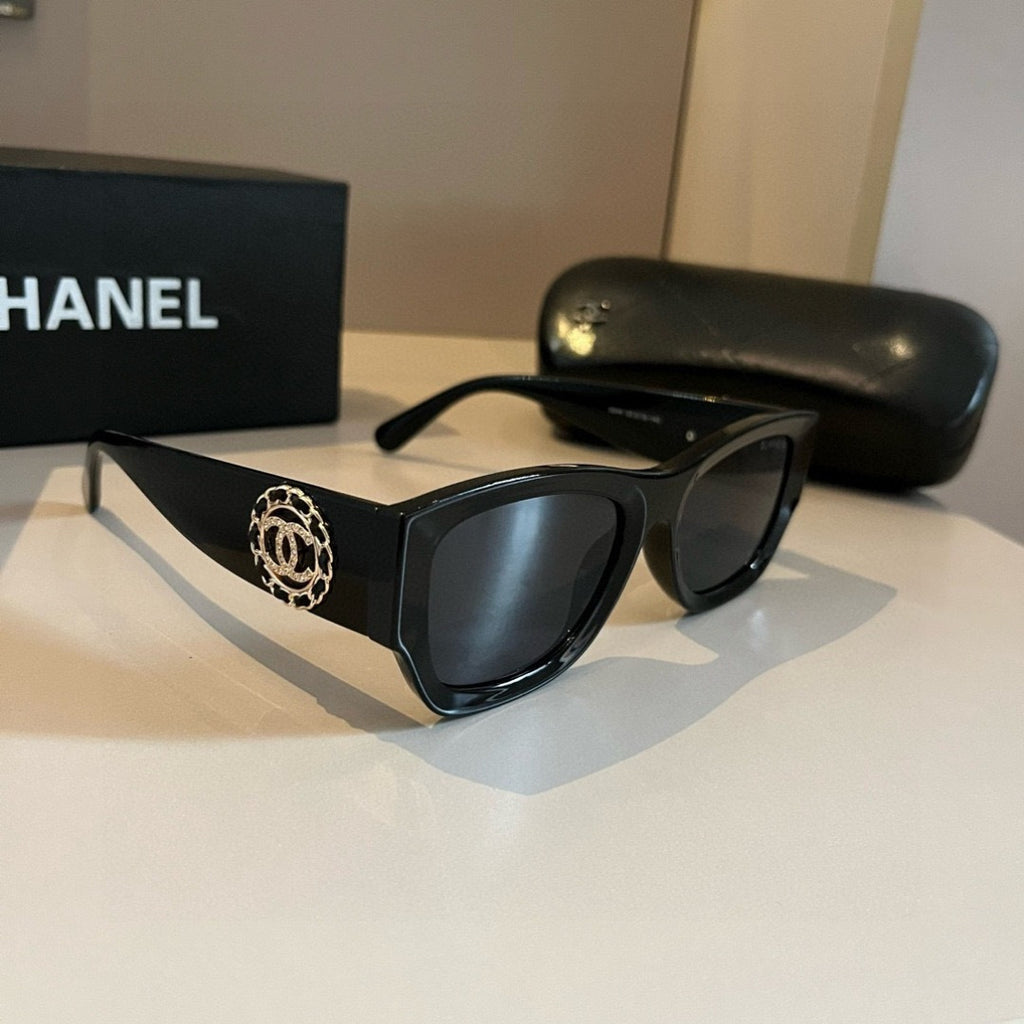 Chanel Fashion Gold Lens Sunglasses for Men & Women - 486677