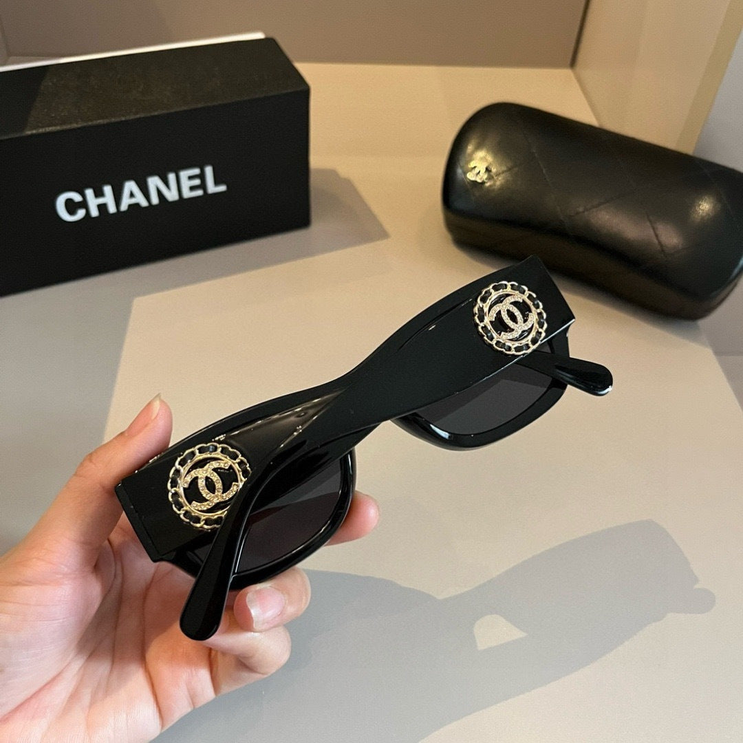 Chanel Fashion Gold Lens Sunglasses for Men & Women - 486677 - detail image 5