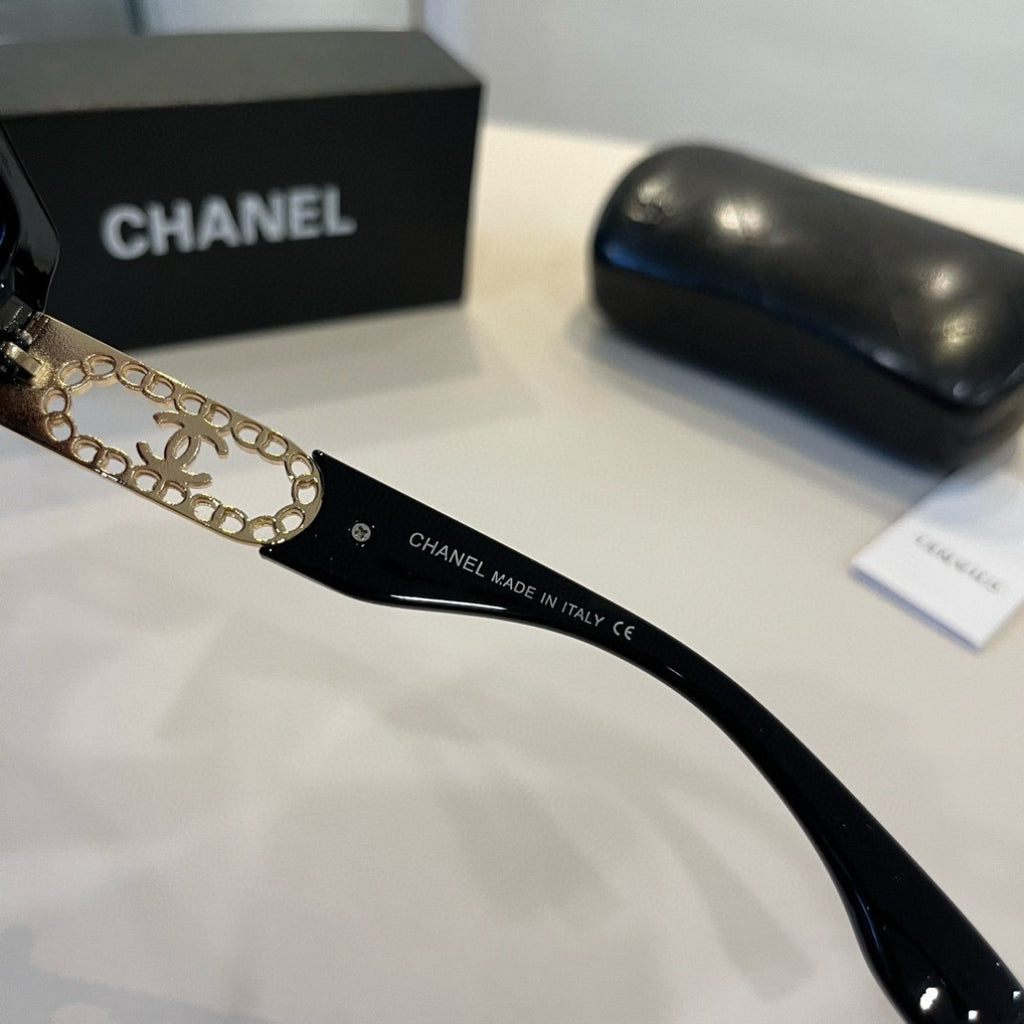 Chanel Oversized Silver Lens Sunglasses for Men & Women - 486680 - detail image 10