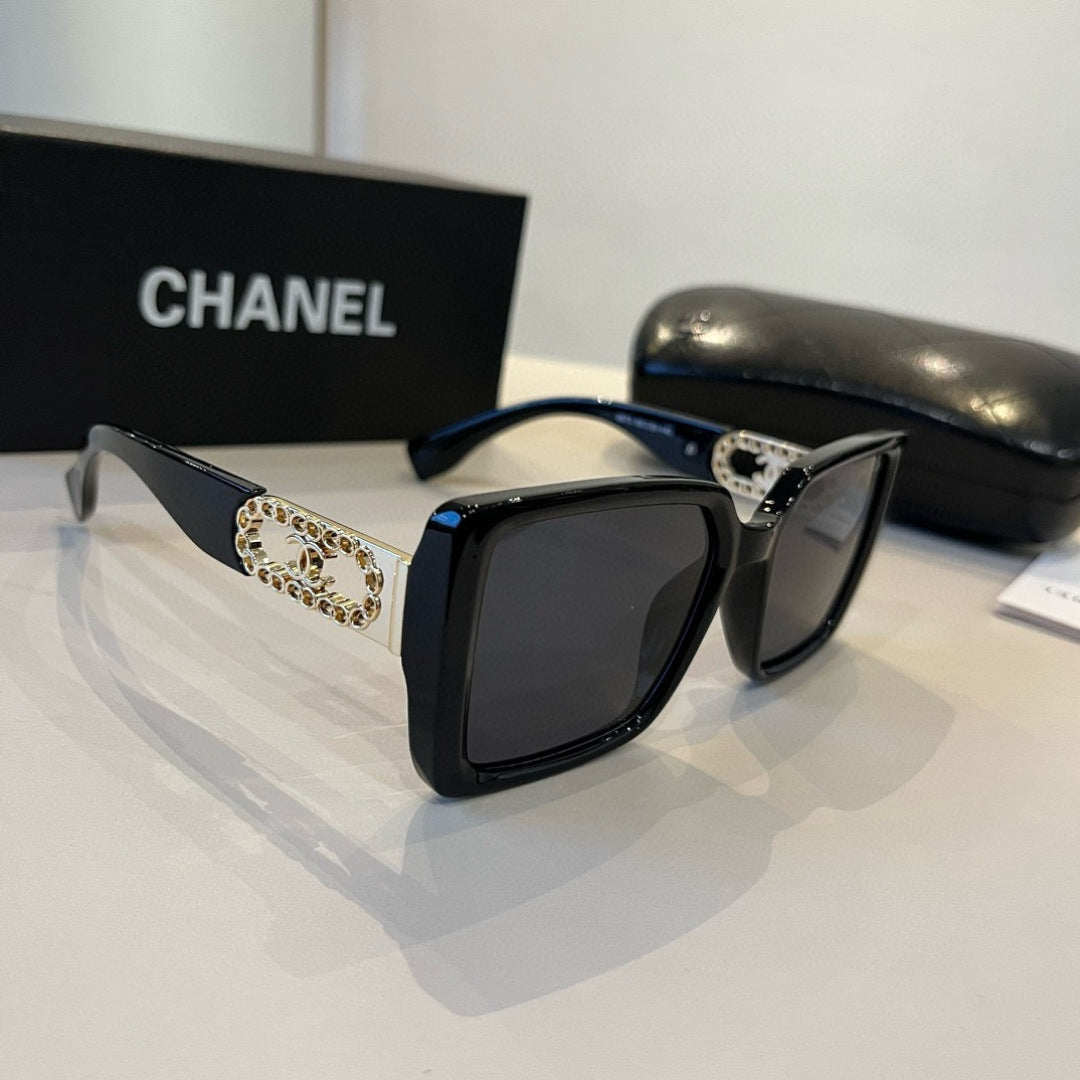 Chanel Oversized Silver Lens Sunglasses for Men & Women - 431569