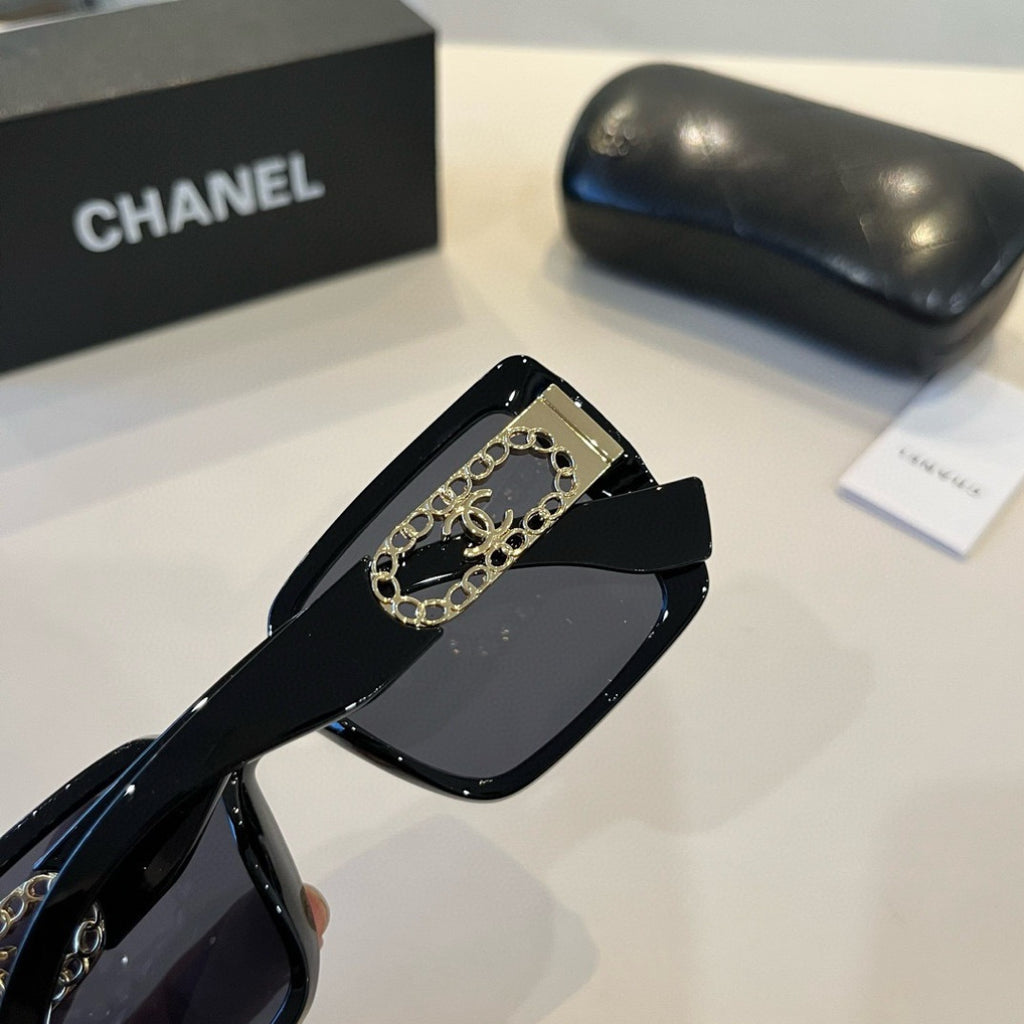 Chanel Oversized Silver Lens Sunglasses for Men & Women - 431569 - detail image 9