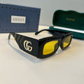 Gucci Oversized Black Lens Sunglasses for Men & Women - 486336