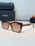 Chanel Cat-Eye Red Lens Sunglasses for Women