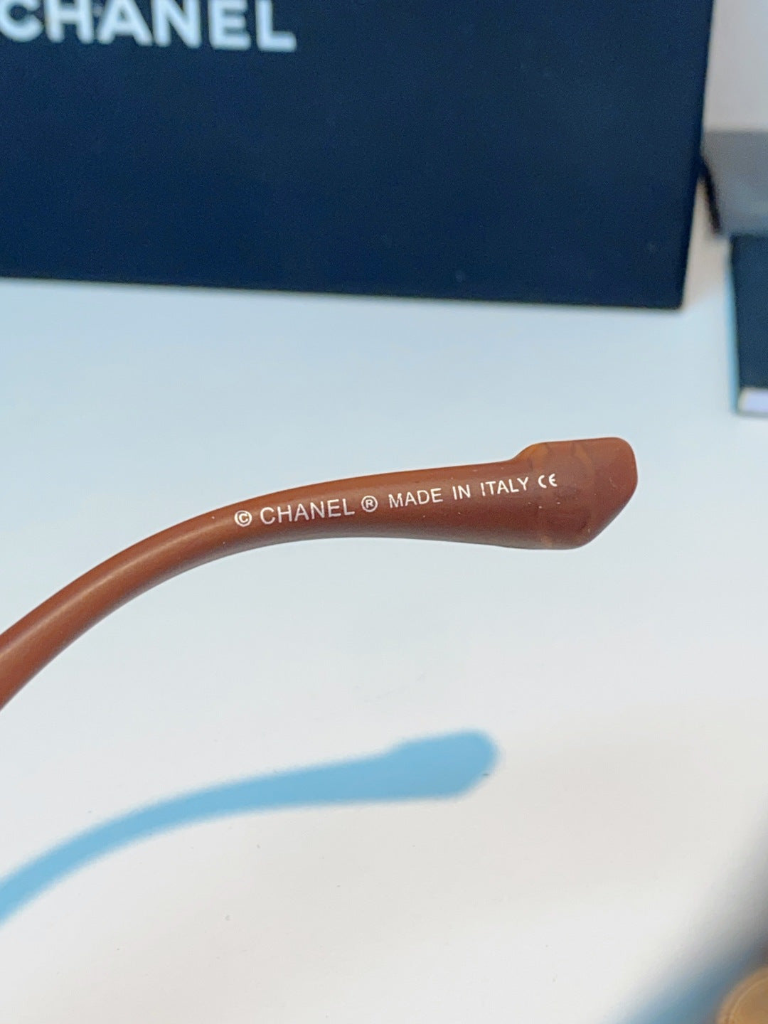 Chanel Cat-Eye Red Lens Sunglasses for Women - detail image 8