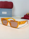 Gucci Square Orange Lens Sunglasses for Men & Women