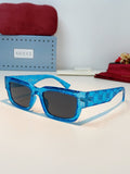 Gucci Square Blue Lens Sunglasses for Men & Women
