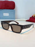 Gucci Square Black Lens Sunglasses for Men & Women - 493284
