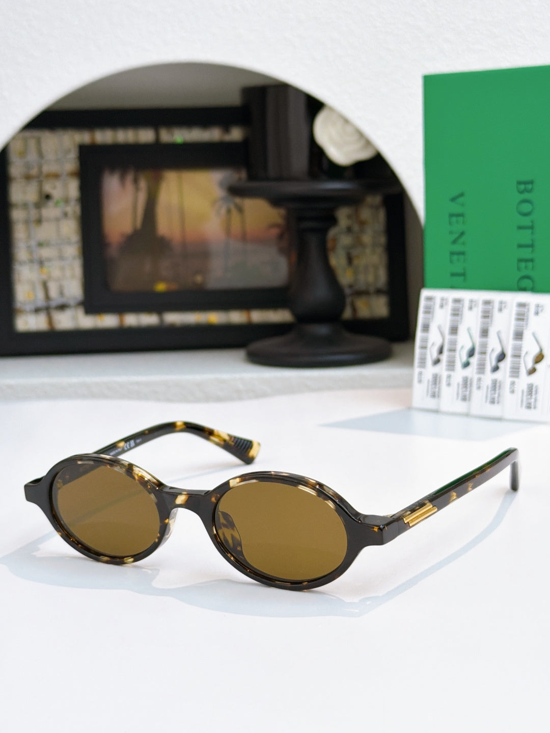 Bottega Veneta BV1388S Fashion Brown Lens Sunglasses for Men & Women