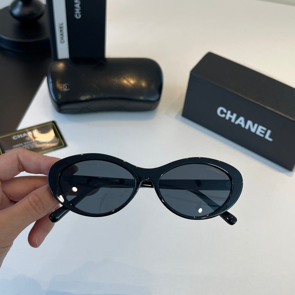Chanel Cat-Eye Silver Lens Sunglasses for Men & Women - 486660 - detail image 5